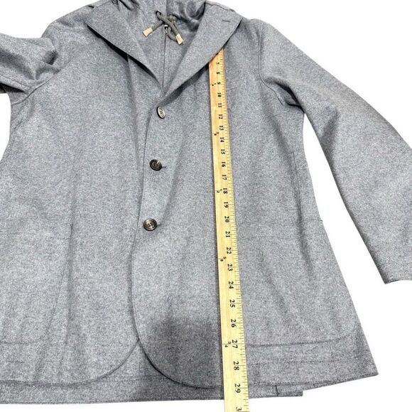 Eleventy wool flannel casual sport coat size IT 54 - Picture 5 of 7